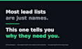 find local business leads for web design and SEO, every site checked