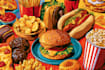 make a food pop art illustration