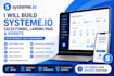 build systeme io sales funnel systeme io landing page systeme io website