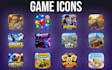 design game icons play store screenshots and graphics