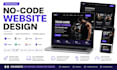 design carrd kleap bubble noloco weweb glide softr site simbla gym website