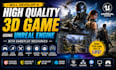 develop a high quality 3d game using unreal engine with gameplay mechanics