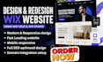 wix website redesign wix redesign wix SEO website design using wix velo studio