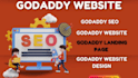 do godaddy website redesign develop business website godaddy airo connect domain