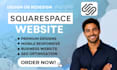 build squarespace website design, website development, redesign squarespace web