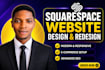 fix squarespace bugs, squarespace landing page, squarespace website design