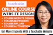 do teachable website design, teachable online course, teachable automation