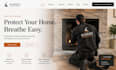 design wix chimney sweep website squarespace chimney inspection website