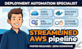 setup AWS cloud, docker, kubernetes, and automated devops ci cd pipelines