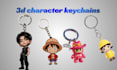 create custom 3d flexi key toys, articulated models, stl files and keychains