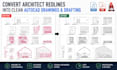 convert architect redlines into clean autocad construction drawings and drafting