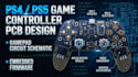 design ps4 ps5 game controller pcb gamepad circuit schematic firmware