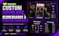 design custom whatnot overlays, scoreboards and stream graphics