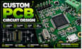 design flexible pcb circuit, pcb schematic, gerber fabrication files and bom