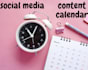 create a social media content calendar and planner
