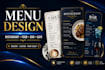 create restaurant menu food menu takeaway and drinks menu