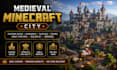 create custom medieval minecraft city kingdom castle and rpg map pack game city