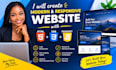 create modern responsive website with HTML, CSS and javascript