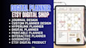 do hyperlinked planner,digital planner,etsy,journal, printable planner,goodnotes