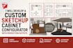 develop a custom sketchup cabinet configurator with production outputs