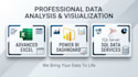 do professional data analysis and create dashboards
