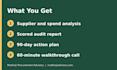audit and optimize your procurement process for cost savings