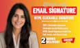 create html email signature clickable email signature design outlook apple mail