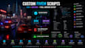 custom fivem scripts, esx, qbcore server full setup
