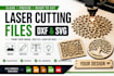 create custom laser cutting files in dxf and svg