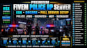 setup premium fivem police roleplay server, esx, qbcore