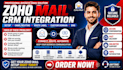 zoho mail crm integration setup email routing white label custom domain dns