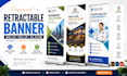design roll up, banner retractable banner, pull up banner