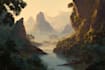 create environment concept art and background