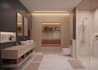 bathroom interior design with autodesk revit, 3d rendering, and enscape