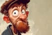 draw artistic cartoon caricatures