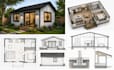 create foundation plan, site, elevation and adu permit residential building plan