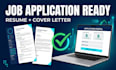 write an ats friendly resume tailored to your target job