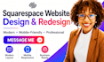 squarespace website squarespace redesign squarespace design business website seo