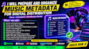 prepare and organize music metadata for digital distribution