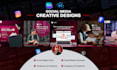 professional social media posts and ad creative design