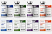 design peptide label and vial label design