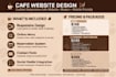 create modern cafe and coffee shop website design
