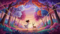 igitally paint colourful children book illustrations