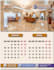 create a modern calendar design