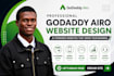 build godaddy website design godaddy website redesign godaddy airo