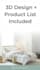 create ikea 3d room design with shopping list and renders
