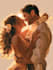 draw couple portrait illustration