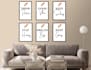 design aesthetic motivational quote wall art