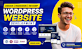 design redesign wordpress website development, revamp wordpress website design