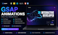 create premium gsap scroll animations for react nextjs HTML CSS website